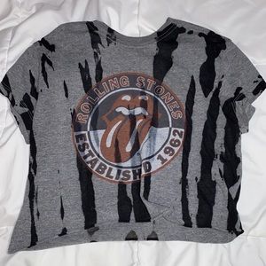 Rolling Stones Cropped Tee